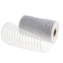 Buntes Netzband für künstlerische Bastelarbeiten, wiederverwendbares Deko-Netzband, weich und flexibel für Kranzherstellung und
