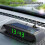 Solar Powered Car Dashboard Clock with Accurate Time, Temperature and Date Display 2