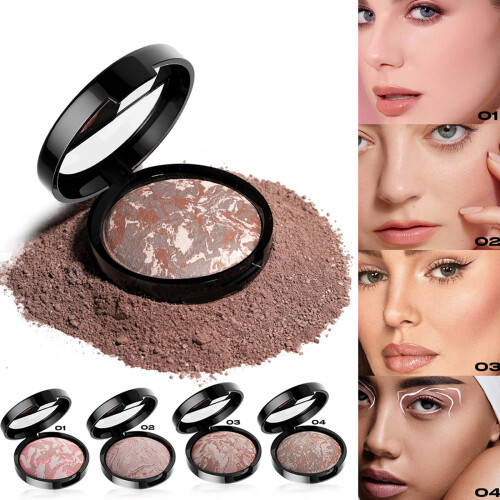 Baked Powder Brighten Color Correcting Powder Makeup Setting-01 1