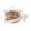 Transparenter, langlebiger Vogelfutterbecher zum-12PCS 3