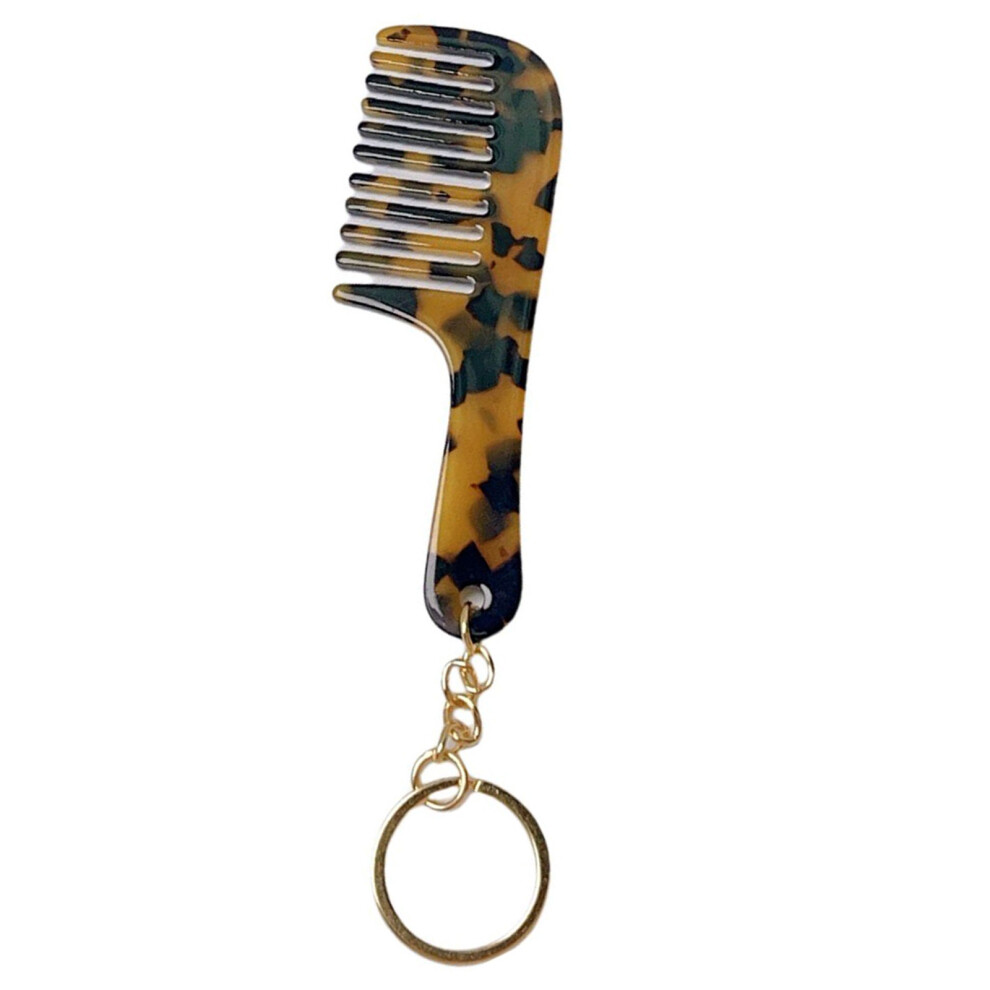 Hair Comb Keychain Bag Charms for Women Purse-2 handle comb