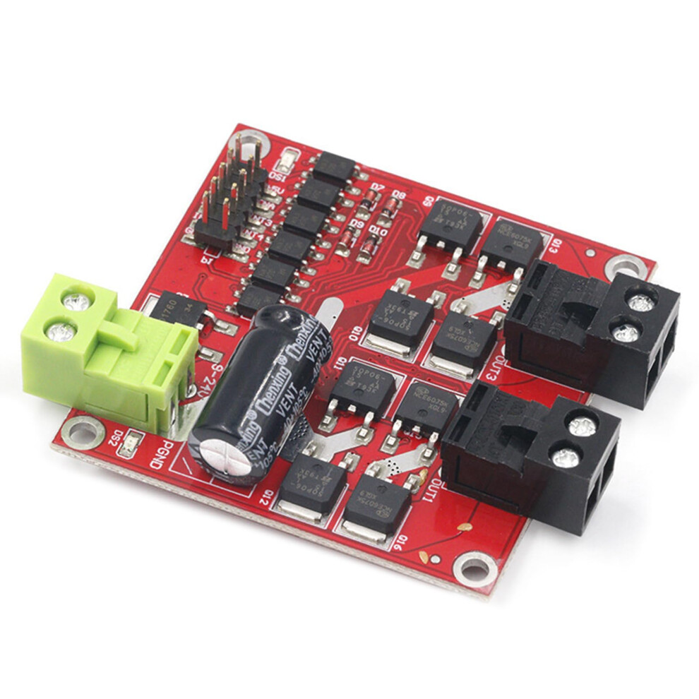 Motor Driver Module 12V24v 7A 160W Hbridge Control Optocoupler Pwm Reversing Braking 9323874397160