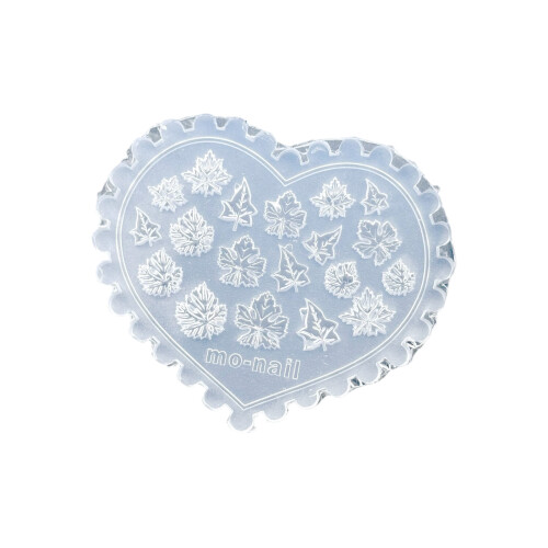 Creative Silicone Nail Stamp Template For DIY Leaf Heart-05