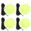 Teile/satz Hohe Elastische Tennis Ball mit Gummi 2
