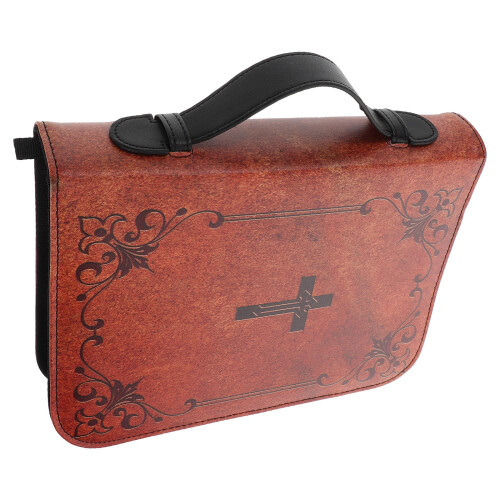 Vintage Cross Bible Carry Case Con Copertina Protettiva