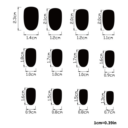 Faux ongles à pression française, 24 pièces, rayures argentées, 2