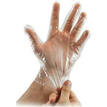 Îmbrăcăminte de protecție pentru manipularea alimentelor, fără latex, croială ambidextră, mănuși transparente, perfecte pentru vopsea de