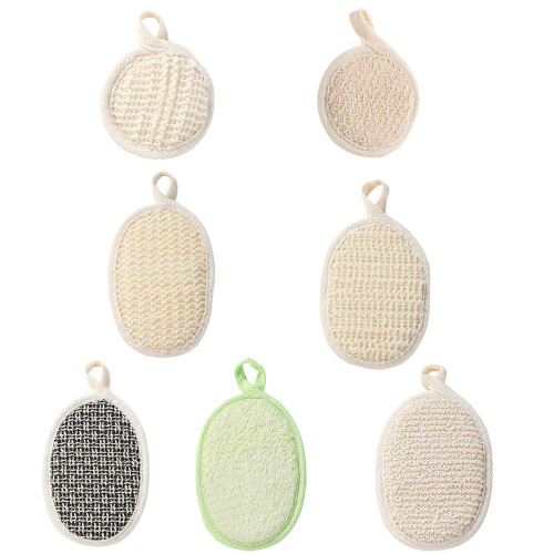 Luffa-Peeling-Gesichtsschrubber,-Spitz 9 und 14CM 1