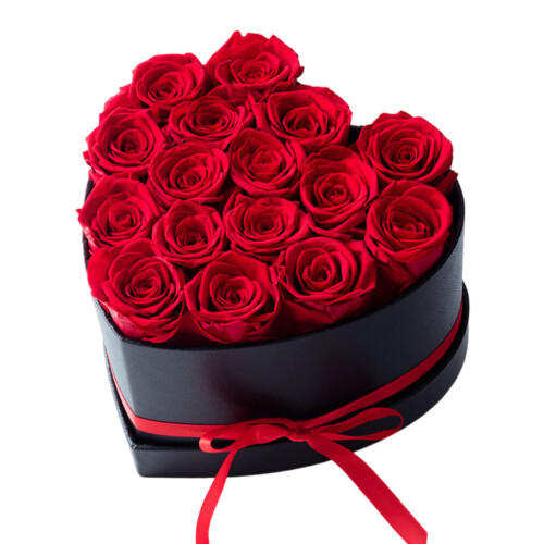 Forever Flowers σε Πολυτελές Κουτί Δώρου, Τριαντάφυλλα Μακράς Διάρκειας με Σύμβολο 1