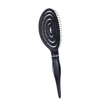Brosse à cheveux démêlante, brosse démêlante, antistatique,-Noir