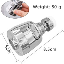 Elegant Kitchen Faucet Sprayer, 360 Degree Rotatable Stainless Steel Head with Pure Copper Joint for Water-saving Efficiency and Corrosion Resistance,