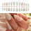 Faux ongles à pression en acrylique, 24 pièces, amande, 2