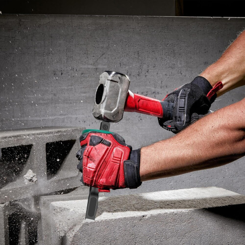 Performance Wall Mounted Flat Chisel Carving Tool, 6Inch, Concrete Mortar Stone 1