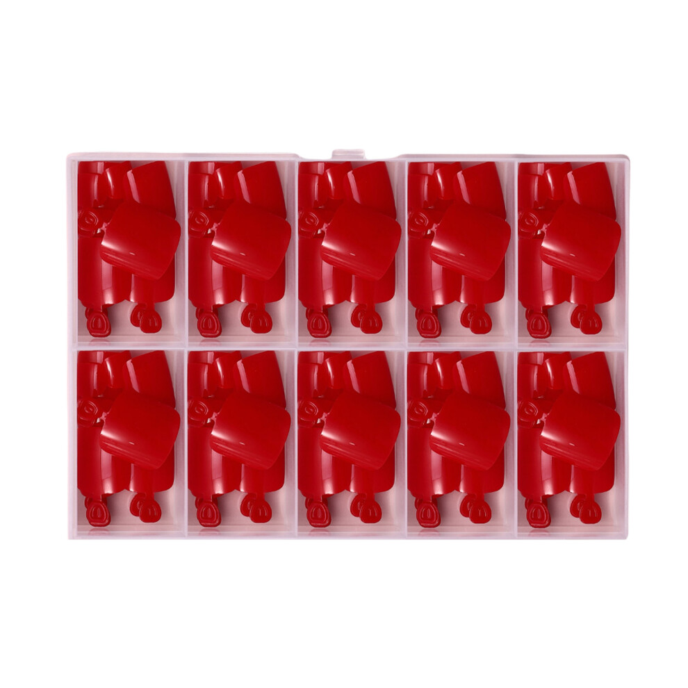120pcs Acrylic Toenail Press On Nail Set With Adhesive Tabs And