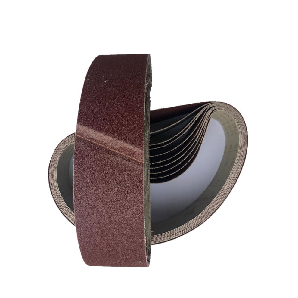 Belt Sander Paper, 20 Pcs, 533 X 50Mm, 401000 Grit Aluminium Oxide, Sanding Belts For Polishing Sand Belt Machine 9323874397542