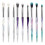 3-teiliges Augen-Make-up-Pinsel-Set,-Lila 2