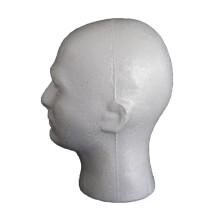 White Foam Mannequin Head For Male Fashion Accessories Hat