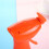 Handheld Cooling Fan Misting Sprayings Fan Quiet For-Rose red 7
