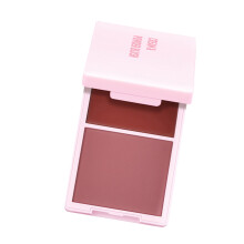 2 in 1 Cream and Powder Blush Compact Powder Smooth Long-3