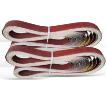 Sanding Belts 50 X 2100mm Abrasive Belt For Metal Polishing Wet Dry DualUse P361000 Mix Pack 5Pc P400