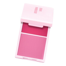 2 in 1 Cream and Powder Blush Portable Cheek Cosmetic Travel-4