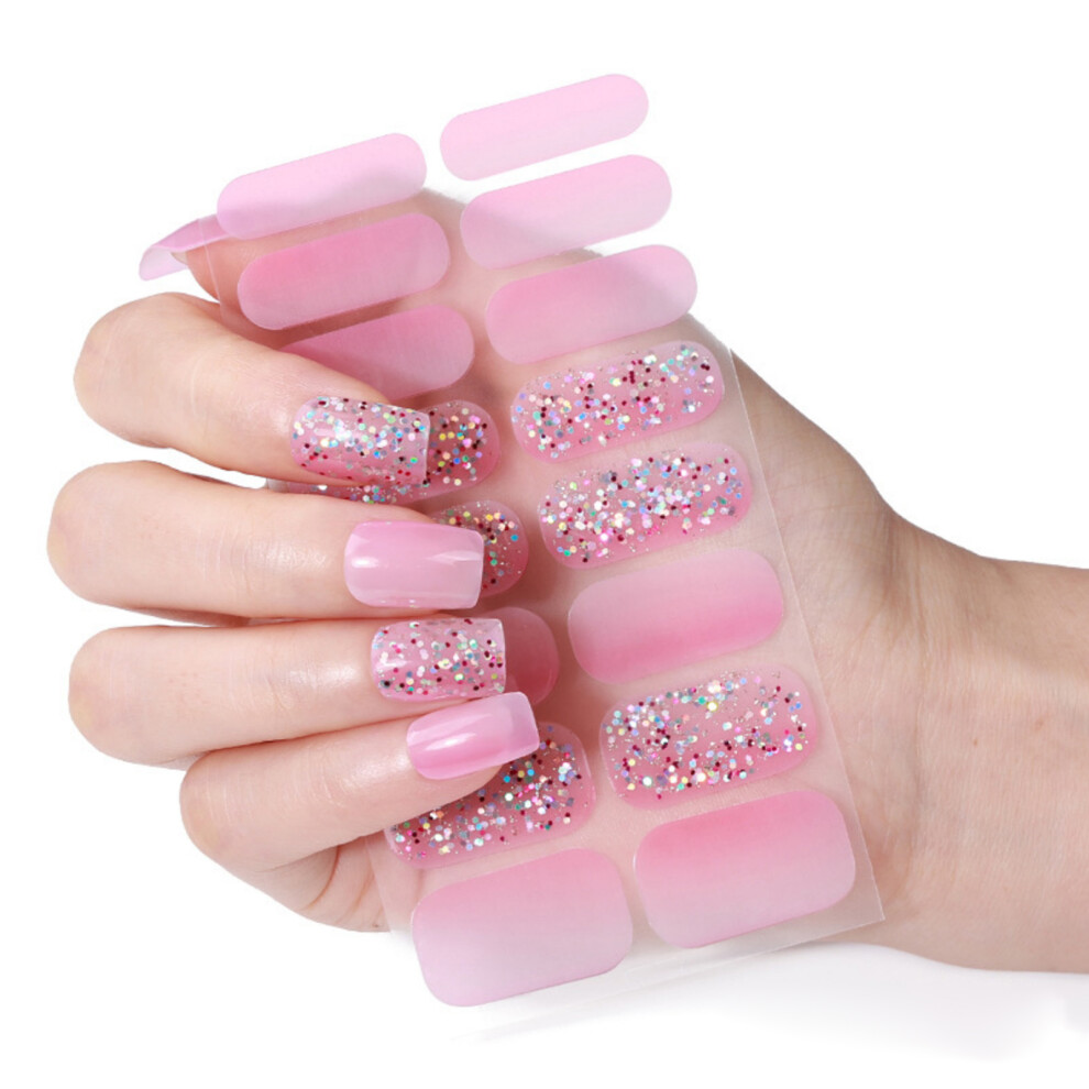Nails Polish Strips Waterproof Gels Nail Strips-ZE0633