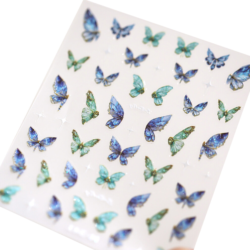 Butterfly Sticker Shining Nails Art Stickers-M 341