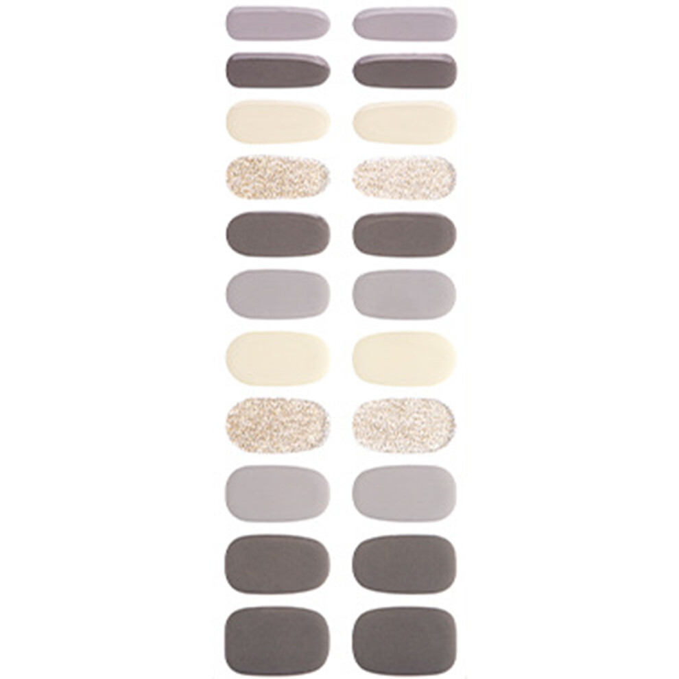 Halloween Nails Polish Strips Gels Nails Stickers Semi-BSA0040