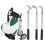 Desktop-Golfstift-Set, 3 Kugelschreiber und 1