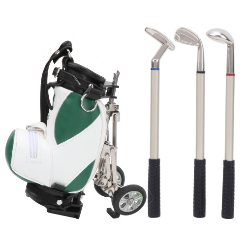 Desktop-Golfstift-Set, 3 Kugelschreiber und