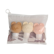 Travel Bottles for Toiletries 80ml Silicone-Three color mixing