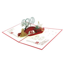3D-Pop-up-Karte. Romantische und bezaubernde Überraschungskarte für Sie, Freundin, Ehefrau, Ihn, Freund, Ehemann. Perfekt zum Valentinstag.