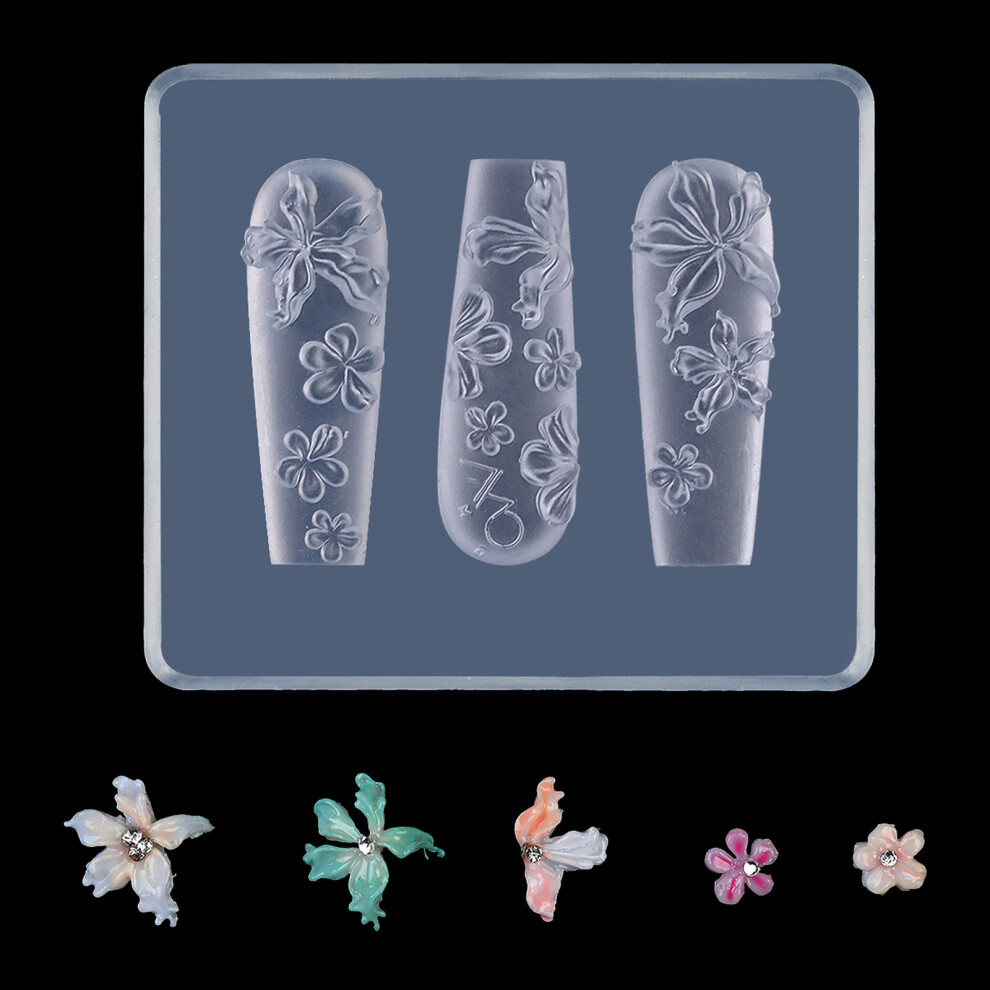 Nail Art Silicone Mold 3D Nail Art Carving Mold Templates-06