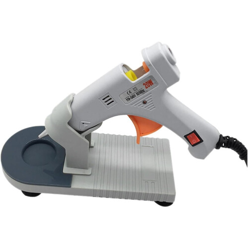 Hot Glue Gun Holder 2Pack Round Gray Melt Stand Base Bracket 1