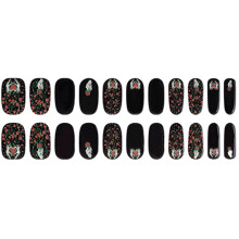 Halloween Nails Stickers Semi Cured Gels Nails Strips-BSA0055