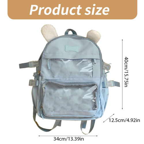 Women Backpack Student School Backpack Laptop Backpack-Yellow 1