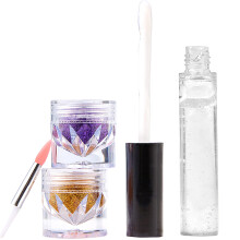 2 Colors Glitter Lipstick Set Glitter Lip Set Glitter-Set of 2