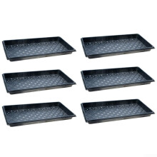 Plant Propagation Trays Plastic Germination Tray Starter Nursery Seedling Tray With Drainage Holes 10x20cm