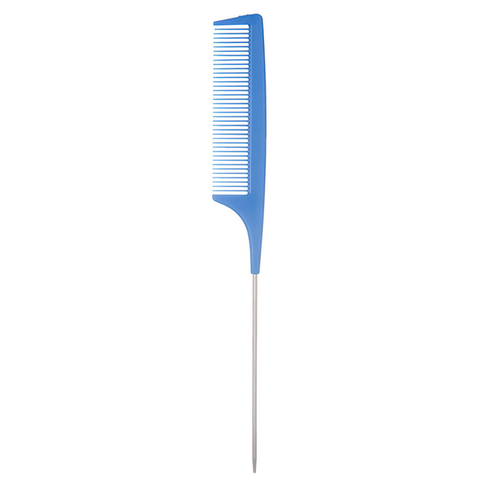 Blue Rats Tail Combs Hair Teasing Fine Tooth Comb For Women