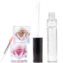 Two Colors Glitter Makeup Lipstick Glitter Lip Set-Set of 3