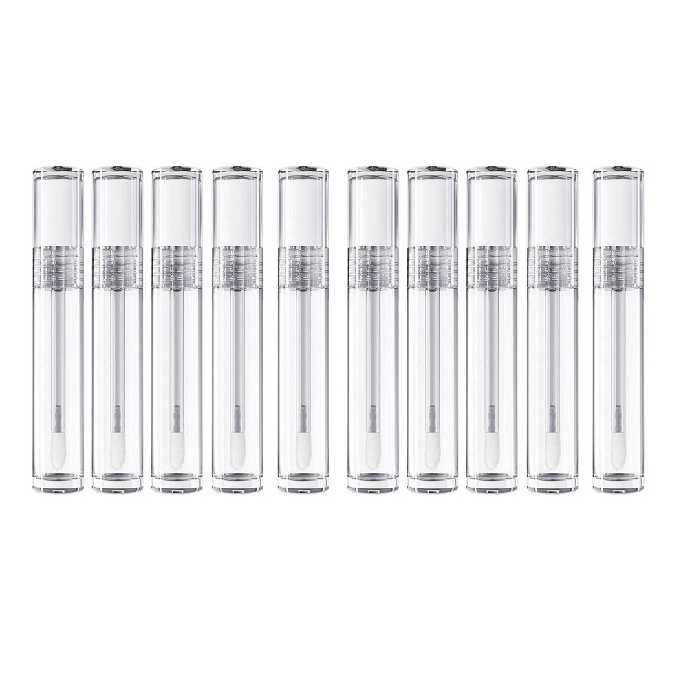 10 Pcs/Set 5ml Lip Gloss Containers Clear Empty Lip Gloss Tubes