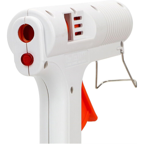 Hot Melt Glue Gun 110W Temperature Adjustable 11mm Muzzle Diameter White Craft and  Tool 1