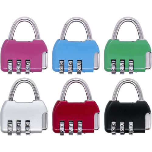 Travel Friendly Small Lock for Luggage and Backpacks-Blue 1