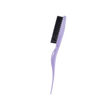 Brosse à cheveux pour femmes, brosse taquine avec poils-Violet