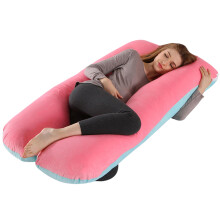 U Shaped Pregnancy Pillow for Women, Full Body Maternity Support Pillow with 360 Full Body Support and Multi-Purpose Use, Supports Back Legs and