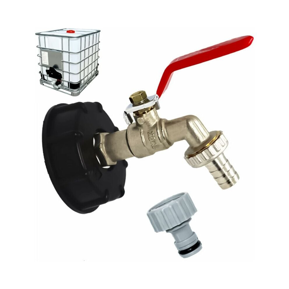 Coarse Thread S60x6 Adapter, Ibc Adapter Valve Ensures Secure Connection To Conventional Metal Pipe Valves, Pvc, Ppc, Acid And Alkali Resistant Materi 9466005057707
