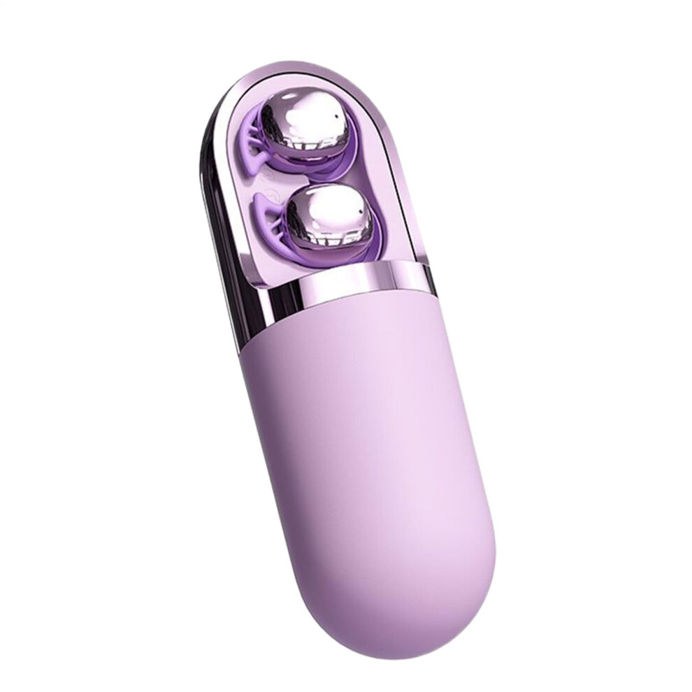 Earphones Wireless Vibration Massager Earbuds Waterproof Usb Rechargeable For Sleep Gym Travel Hiking Cycling Pink/Purple 9105992775439