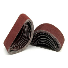 Sanding Belts 12 Pcs 75x457mm, Grits 60/80/120/150/240/400, For Belt Sander Polishing Machine, Abrasive Belt Set