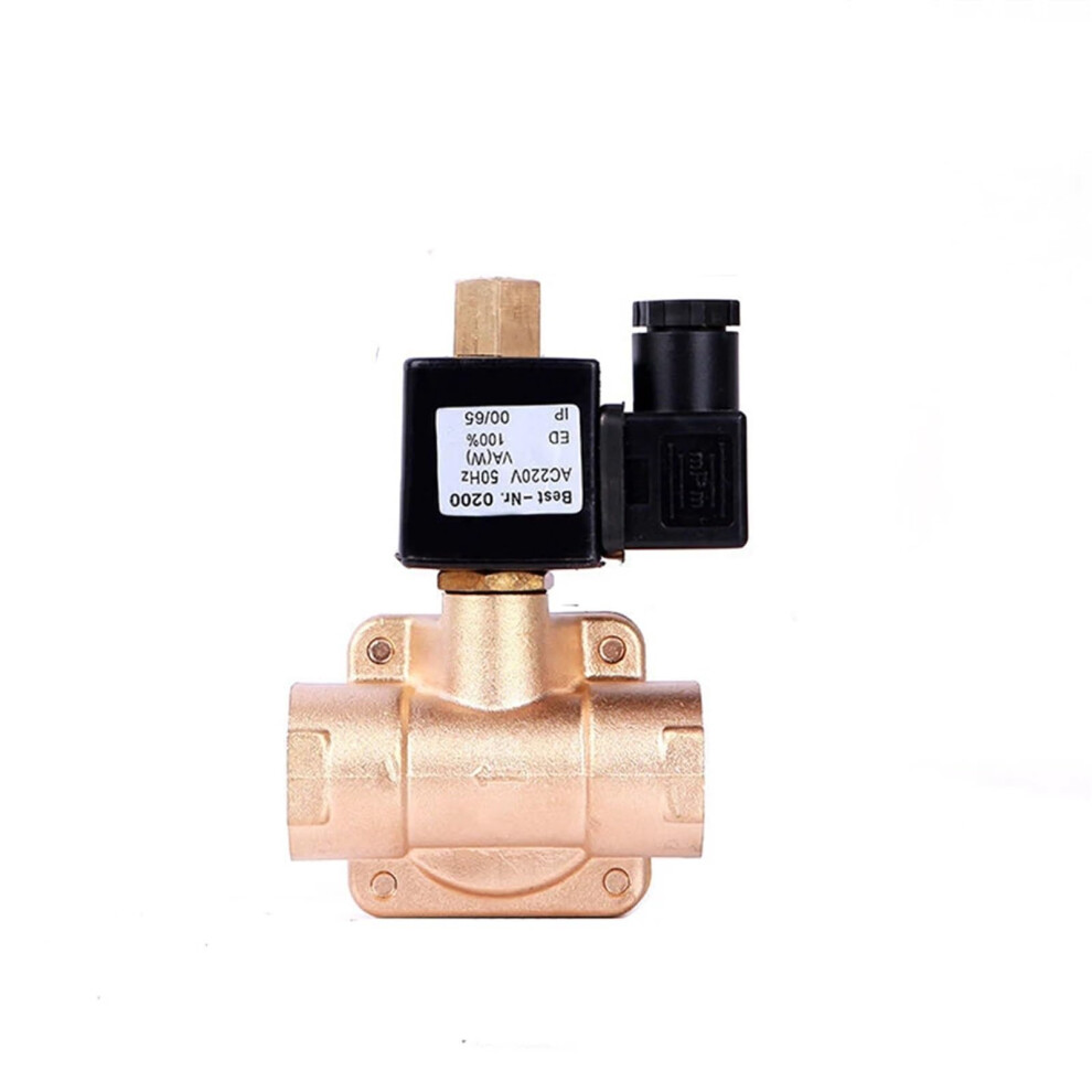 1 Inch Normally Open Brass Pressure 0955 Solenoid Valve 110V 24V 12V Epdm Seal G 120Vac 9105992775750
