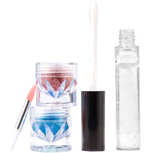 Glitter Lipsticks Set Two Colors Glitter Lip Set-Set of 7
